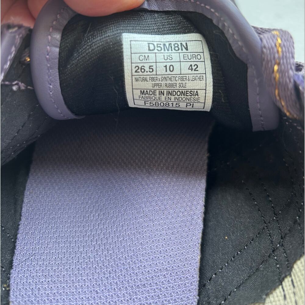 Onitsuka Tiger Mexico 66 Purple Gold Leather Textile Women’s Sz 10 Men’s 8.5 - Picture 3 of 7
